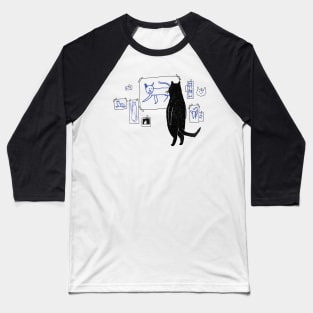 Cat gallery Baseball T-Shirt